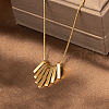 Stainless Steel Tassel Necklaces HT3162-3