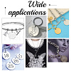  16Pcs 201 Stainless Steel Cabochons FIND-NB0005-30-5