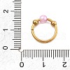 316L Surgical Stainless Steel & Cat Eye Ball Hoop Nose Rings WG275C7-01-3