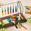 20Pcs 10 Styles Resin & Walnut Wood Big Pendants BT-TAC0013-01-8