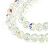 Transparent Glass Beads Strands EGLA-N016-3mm-06-3