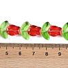 Transparent Glass Bead Strands GLAA-K070-02D-4