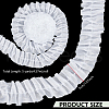 5 Yards Polyester Ruffled Trimming Lace Ribbon OCOR-WH0091-76C-2