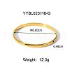 Elegant Stainless Steel Plain Bangles for Women XS8957-1-2