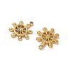 304 Stainless Steel Rhinestone Pendants STAS-V015-21G-2
