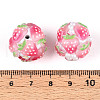 Fruit Round Resin Beads RESI-T059-03I-3