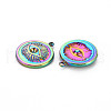 201 Stainless Steel Pendants STAS-S119-059-3
