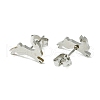 Cute Little Animal Theme 304 Stainless Steel Stud Earrings EJEW-B041-02F-P-2