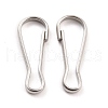 201 Stainless Steel Keychain Clasps STAS-C044-05C-P-1