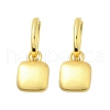 Brass Pendants Hoop Earrings EJEW-B120-08G-02-4