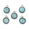 Natural Amazonite Pendants G-K372-03P-01-1