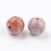 Crackle Acrylic Beads MACR-E025-22-16mm-3