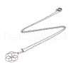 Non-Tarnish 201 Stainless Steel Pendant Necklaces NJEW-S105-JN599-45-1-2