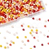 10 Strands 5 Colors Electroplate Glass Beads Strands EGLA-YW0003-89B-1