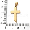 201 Stainless Steel Enamel Pendants STAS-U053-02G-3