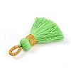 Polycotton(Polyester Cotton) Tassel Pendant Decorations FIND-N006-01C-2