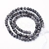 Natural Larvikite Beads Strands GSR3mmC128-2