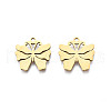 Ion Plating(IP)  201 Stainless Steel Pendants STAS-T044-284G-1