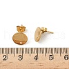 304 Stainless Steel Stud Earring Finding STAS-V015-26A-G-3