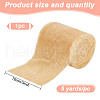 5 Yards Polyester Frayed Ribbon OCOR-WH0082-226B-04-2