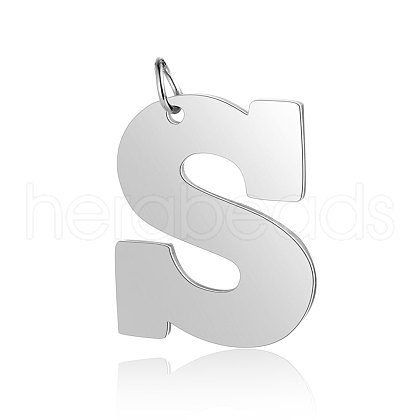 Tarnish Resistant 201 Stainless Steel Pendants STAS-S105-T585S-S-1