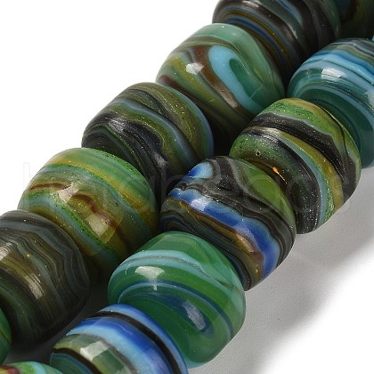 Handmade Lampwork Beads Strands LAMP-C016-03C-02-1