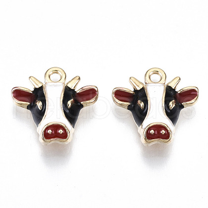 Alloy Enamel Charms X-PALLOY-N160-008-RS-1