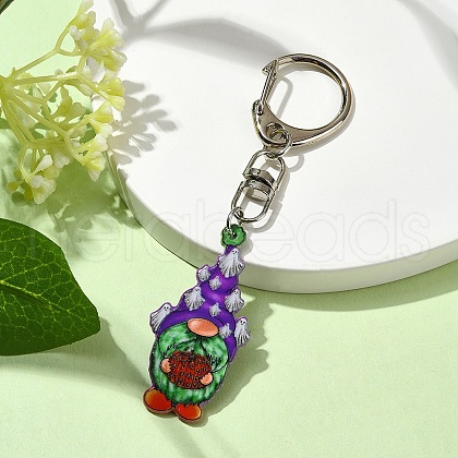 Halloween Acrylic Gnome Pendant Decoration HJEW-YW00031-01-1