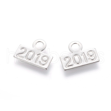 Non-Tarnish 304 Stainless Steel Charms STAS-L232-015P-1