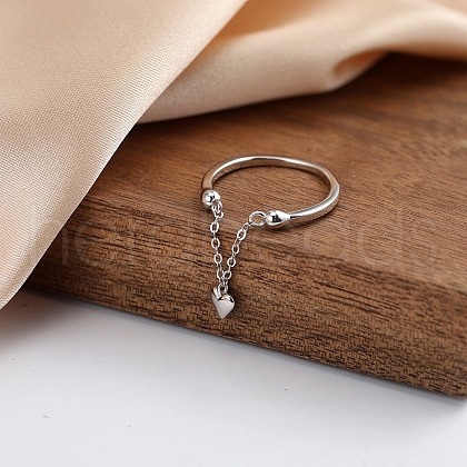 925 Sterling Silver Finger Rings for Women RJEW-C133-02P-1