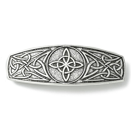 Alloy Hair Barrettes OHAR-C010-05B-AS-1
