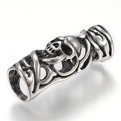 304 Stainless Steel Beads STAS-F169-47AS-1