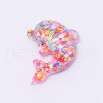 Transparent Flatback Resin Cabochons Accessories RESI-WH0009-78-1