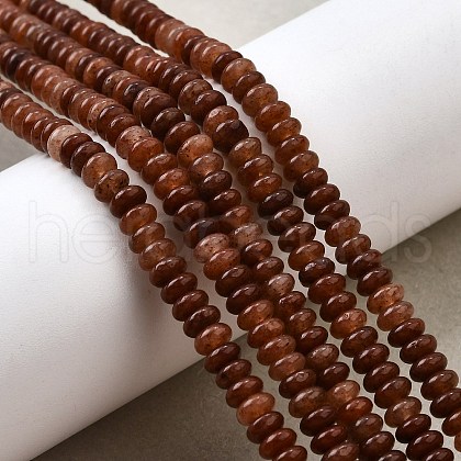Natural Purple Aventurine Beads Strands G-S366-132-1