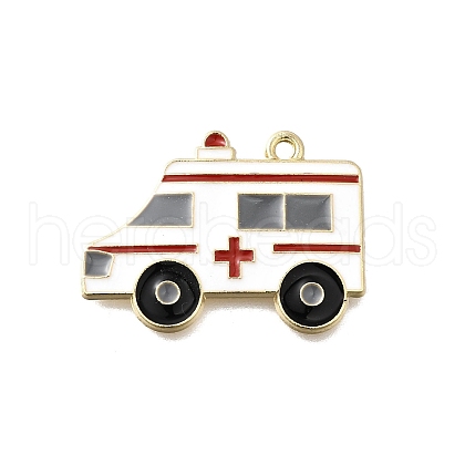 Medical Theme Alloy Enamel Pendants FIND-G090-02G-01-1