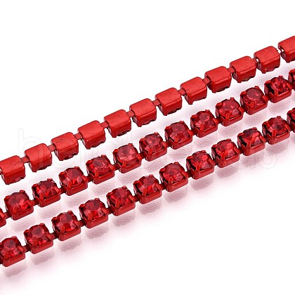 Iron Rhinestone Cup Chains CH-T006-03A-02-1