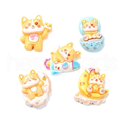 Opaque Resin Animal Decoden Cabochons CRES-Q221-07A-1