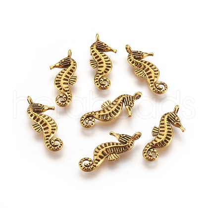 Tibetan Style Alloy Charms TIBEP-A19239-AG-RS-1