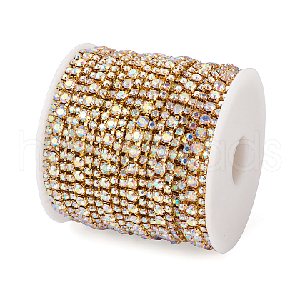 Fashewelry Zinc Alloy Rhinestone Strass Chains FIND-FW0001-31G-1