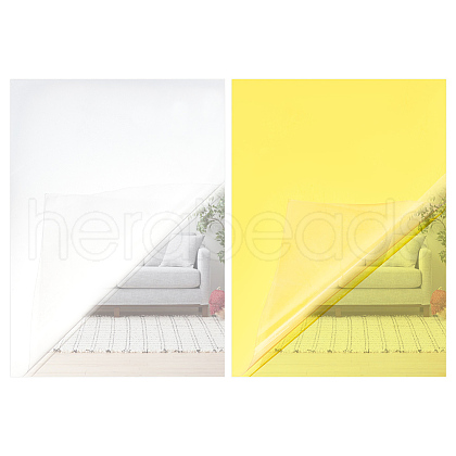 Fingerinspire 2Pcs 2 Colors Acrylic Plates DIY-FG0004-52-1
