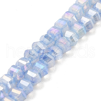Imitation Jade Glass Beads Strands GLAA-P058-03A-08-1