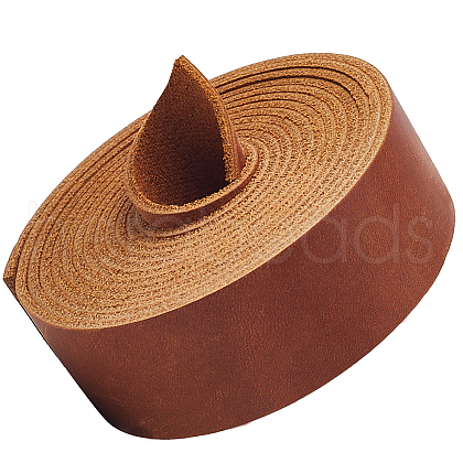 1.6M Flat AB Grade Cowhide Leather Cord AJEW-WH0007-59B-05-1