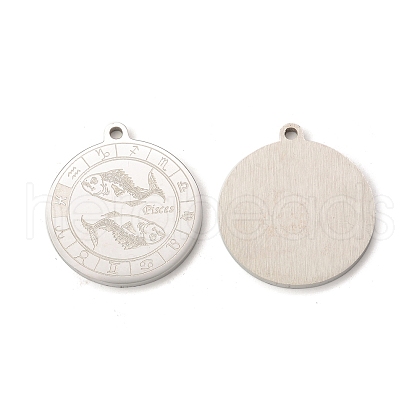 Non-Tarnish 304 Stainless Steel Pendants STAS-A074-03K-P-1