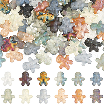 SUNNYCLUE 120Pcs 12 Colors Electroplate Glass Beads EGLA-SC0001-30-1