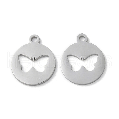 Non-Tarnish 304 Stainless Steel Charms STAS-F300-01P-1