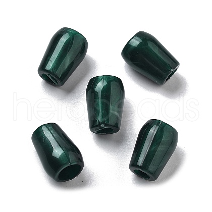 Two Tone Acrylic Beads OACR-S042-03E-1