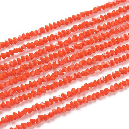 Glass Beads Strands GLAA-L031-01-C02-1