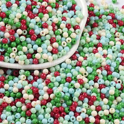 Opaque Acrylic Beads X1-OACR-H118-07A-08-1