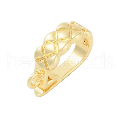 Rack Plating Brass Fold Over Clasps KK-A224-26A-G-1
