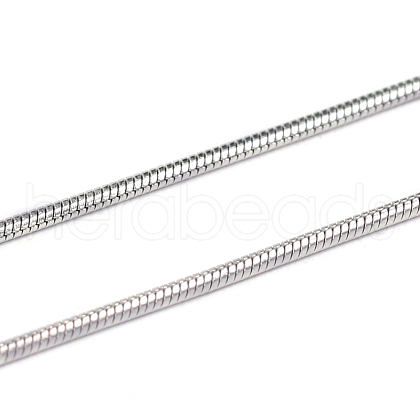 Hobbspring 10M 304 Stainless Steel Round Snake Chains CHS-HS0001-01A-1